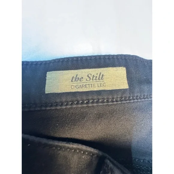AG Adriano Goldschmied The Stilt Cigarette Leg Black Jeans 32R LSN1110-F-SBA - Picture 3 of 13